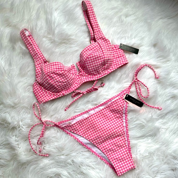 Victoria's Secret Other - 🎠[ VS ] Pink Gingham Bikini